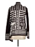 John's Fashion Ivory Brown Cardigan Size M (estimated) - photo 2