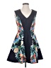 Keepsake Graphic Black Cocktail Dress Size S (petite) - photo 1