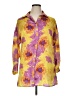 Assorted Brands 100% Viscose Floral Yellow 3/4 Sleeve Blouse Size XL - photo 1