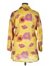 Assorted Brands 100% Viscose Floral Yellow 3/4 Sleeve Blouse Size XL - photo 2