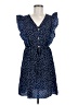 Shein 100% Polyester Polka Dots Blue Casual Dress Size 6 - photo 1