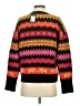 Kate Spade New York Chevron-herringbone Black Wool Pullover Sweater Size XS - photo 2