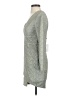 Misha 100% Polyester Metallic Gray Cocktail Dress Size 4 - photo 5