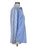 J. McLaughlin Stripes Blue Long Sleeve Button-Down Shirt Size M - photo 4