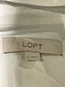 Ann Taylor LOFT Solid Ivory Long Sleeve Button-Down Shirt Size L - photo 7