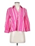 Zara Pink 3/4 Sleeve Button-Down Shirt Size S - photo 1