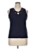 MICHAEL Michael Kors Blue Sleeveless Top Size XL - photo 1