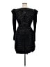 BCBGMAXAZRIA Polka Dots Black Cocktail Dress Size XL - photo 2