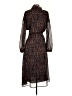 Evereve 100% Polyester Paisley Brown Casual Dress Size XS - photo 2