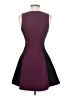 Likely Color Block Burgundy Cocktail Dress Size 2 - photo 2