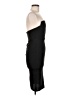 Here Comes the Sun 100% Polyester Solid Black Cocktail Dress Size M - photo 4