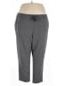 Ava & Viv Solid Gray Casual Pants Size 3X - photo 1