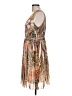 Style&Co Print Brown Cocktail Dress Size L - photo 5