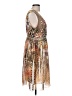 Style&Co Print Brown Cocktail Dress Size L - photo 4