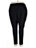 Roaman's Solid Black Active Pants Size 30 (3X) - photo 2