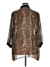 Signature collection 100% Polyester Brown Kimono Size 1X - photo 2