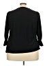 Ava James 100% Polyester Black 3/4 Sleeve Top Size 3X - photo 2