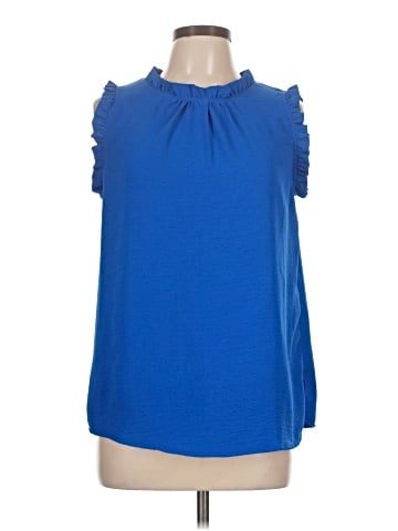 Lime n Chili Sleeveless Blouse (view 1)