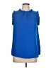 Lime n Chili 100% Polyester Blue Sleeveless Blouse Size L - photo 1