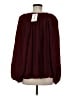 Gibson Latimer 100% Polyester Burgundy Long Sleeve Blouse Size M - photo 2