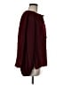 Gibson Latimer 100% Polyester Burgundy Long Sleeve Blouse Size M - photo 4