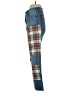 J.Crew 100% Cotton Plaid Blue Jeans Size 25 waist - photo 5
