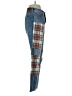 J.Crew 100% Cotton Plaid Blue Jeans Size 25 waist - photo 4