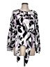 Apt. 9 100% Polyester Purple Long Sleeve Blouse Size L - photo 1