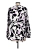 Apt. 9 100% Polyester Purple Long Sleeve Blouse Size L - photo 2