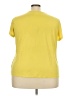 Rafaella Yellow Short Sleeve Top Size 3X - photo 2