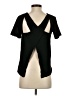 A.L.C. 100% Cotton Black Short Sleeve Top Size S - photo 2