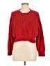 Zara Solid Red Pullover Sweater Size M - photo 1