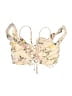 Assorted Brands Floral Ivory Swimsuit Top Size M - photo 2