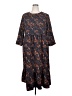 Scoop 100% Polyester Paisley Blue Casual Dress Size XXL - photo 1