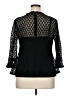 Hazel 100% Polyester Black 3/4 Sleeve Blouse Size XL - photo 2