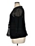 Hazel 100% Polyester Black 3/4 Sleeve Blouse Size XL - photo 5