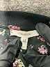 Maurices 100% Recycled Polyester Floral Black Jacket Size 14 (0) - photo 6