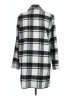 Love Tree 100% Polyester Plaid Gray Coat Size L - photo 2