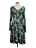 Peruvian Connection Print Teal Casual Dress Size L - photo 2