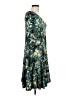 Peruvian Connection Print Teal Casual Dress Size L - photo 4