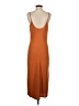 Wishlist 100% Polyester Solid Orange Casual Dress Size S - photo 2