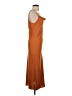 Wishlist 100% Polyester Solid Orange Casual Dress Size S - photo 4