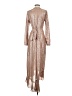 Guess 100% Polyester Metallic Tan Cocktail Dress Size S - photo 2