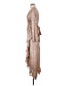 Guess 100% Polyester Metallic Tan Cocktail Dress Size S - photo 5