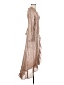 Guess 100% Polyester Metallic Tan Cocktail Dress Size S - photo 4
