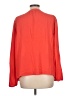 Gap 100% Rayon Red Long Sleeve Blouse Size L - photo 2