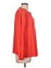 Gap 100% Rayon Red Long Sleeve Blouse Size L - photo 4