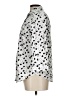 Coldwater Creek Print Silver 3/4 Sleeve Button-Down Shirt Size 12 - photo 5