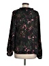 Well Worn Floral Black Long Sleeve Blouse Size M - photo 2