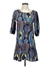 Lashes Paisley Blue Casual Dress Size S - photo 1